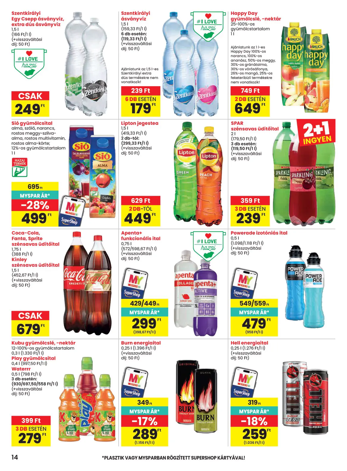 Spar szórólap, 14. oldal (nov. 5–11.)