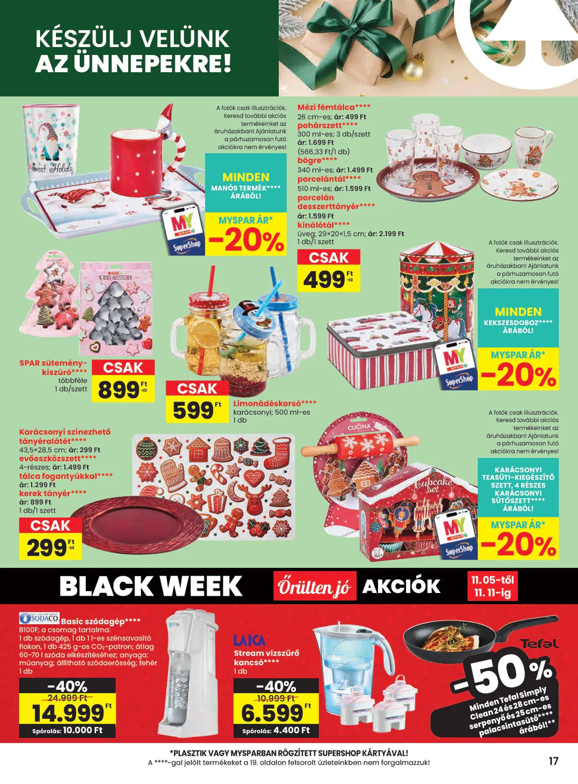 Spar szórólap, 17. oldal (nov. 5–11.)