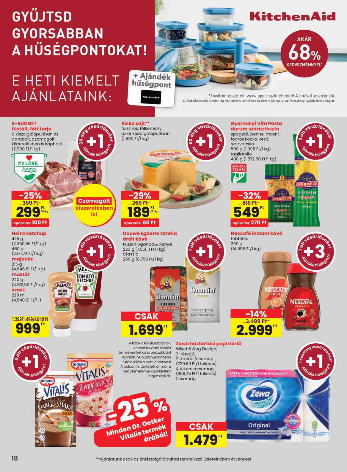 Spar szórólap, 18. oldal (nov. 5–11.)