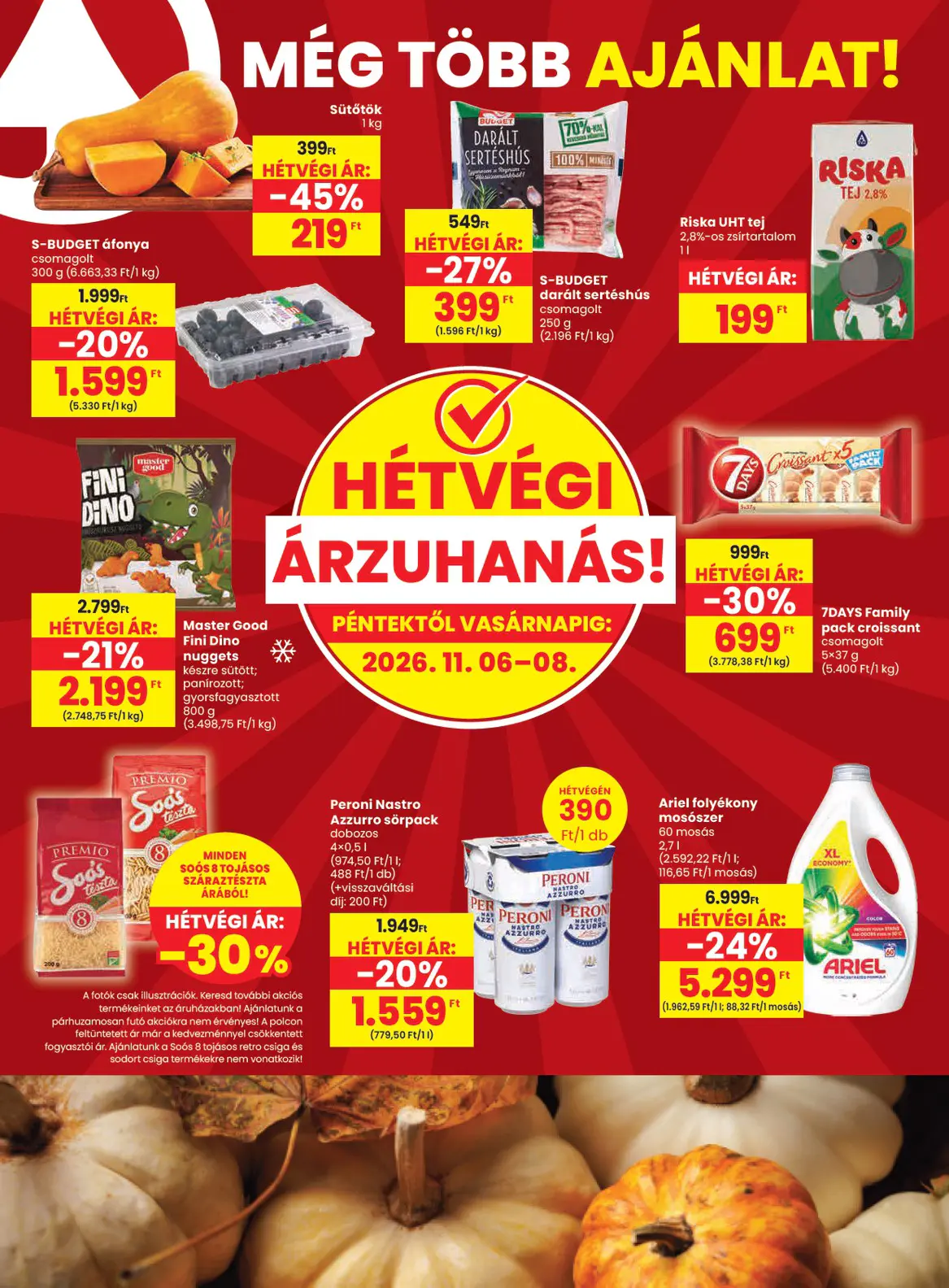 Spar szórólap, 20. oldal (nov. 5–11.)