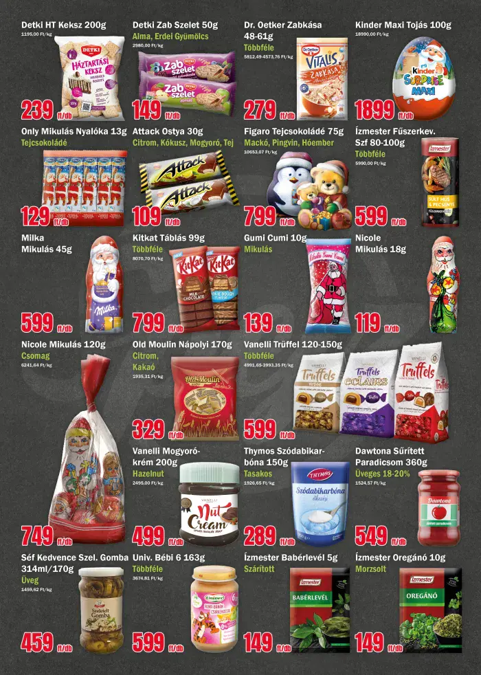 Spejz akciós újság, 2. oldal (nov. 2-ától)