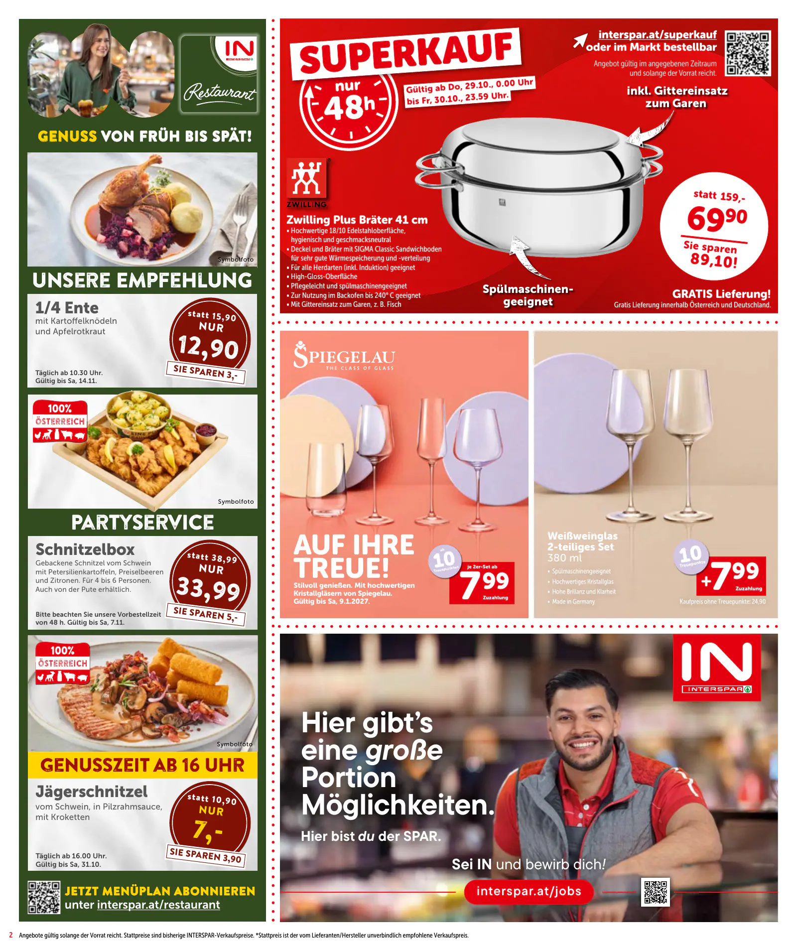 Interspar Ausztria akciós újság, 2. oldal (2027. jan. 9-étől)