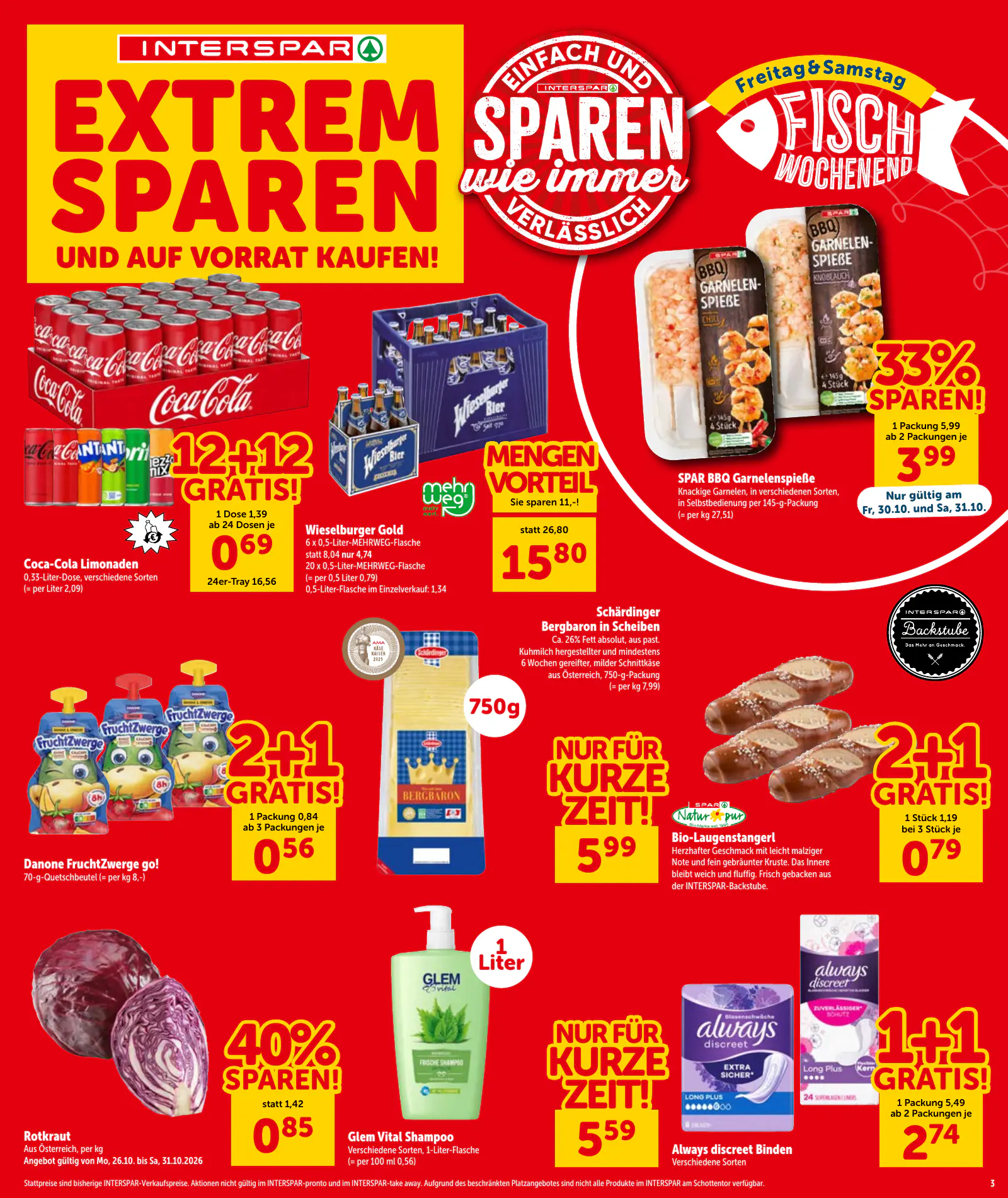 Interspar Ausztria akciós újság, 3. oldal (2027. jan. 9-étől)