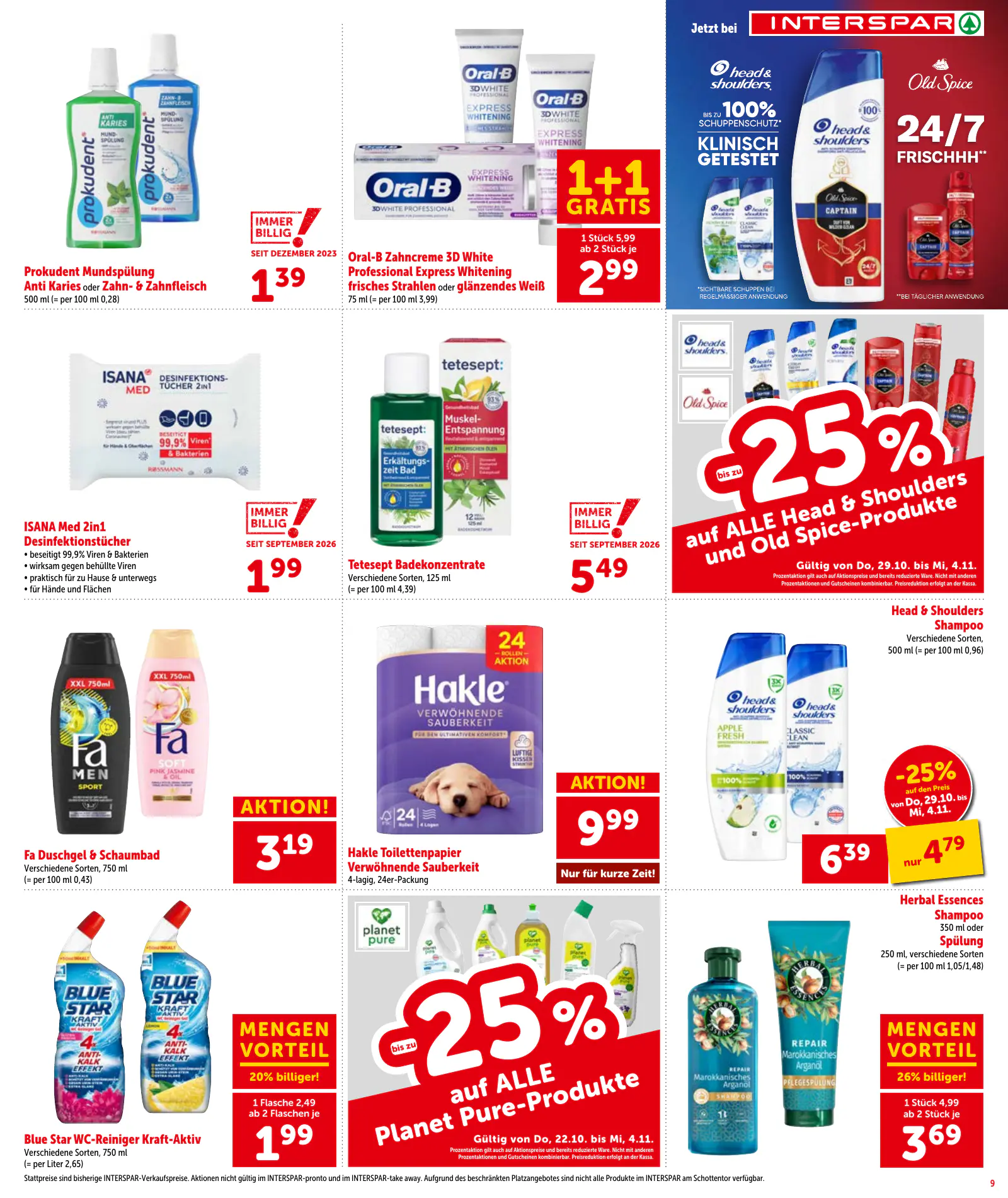 Interspar Ausztria akciós újság, 9. oldal (2027. jan. 9-étől)